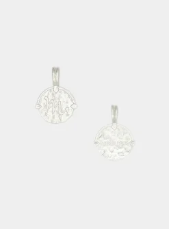 Sterling silver baby zodiac sign necklace and chain set