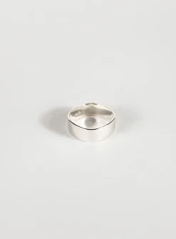 Sterling silver flat square band
