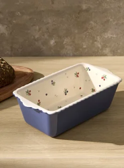 Summer pattern baking dish