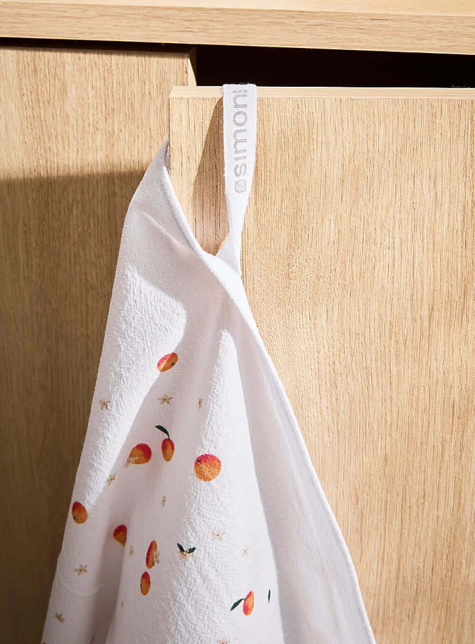 Summer patterned tea towel
