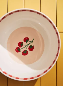 Summer pattern large bowl