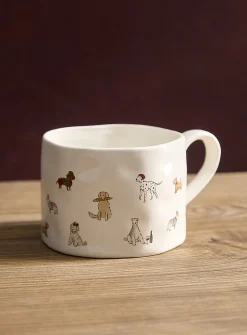 Sweet dog life large embossed mug