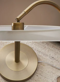 Swivel-shade minimalist floor lamp
