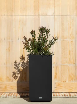 Tall urban pedestal planter