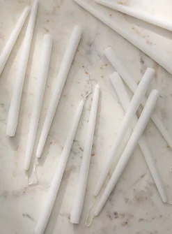 Taper elongated conical candles