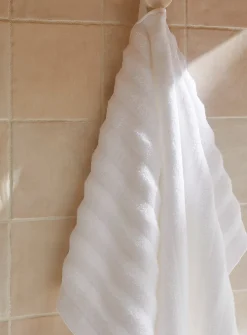 Textured cotton towels