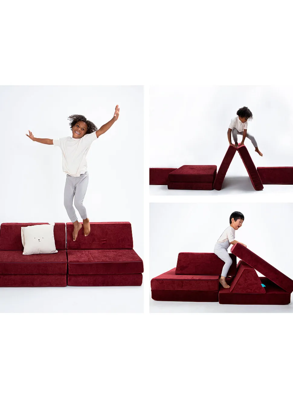 The Half-Coconut modular play couch