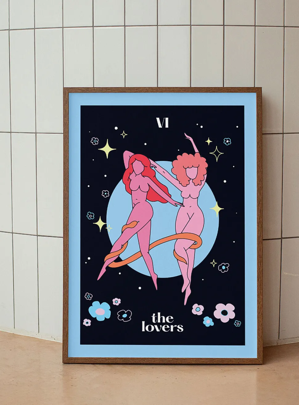 The Lovers art print