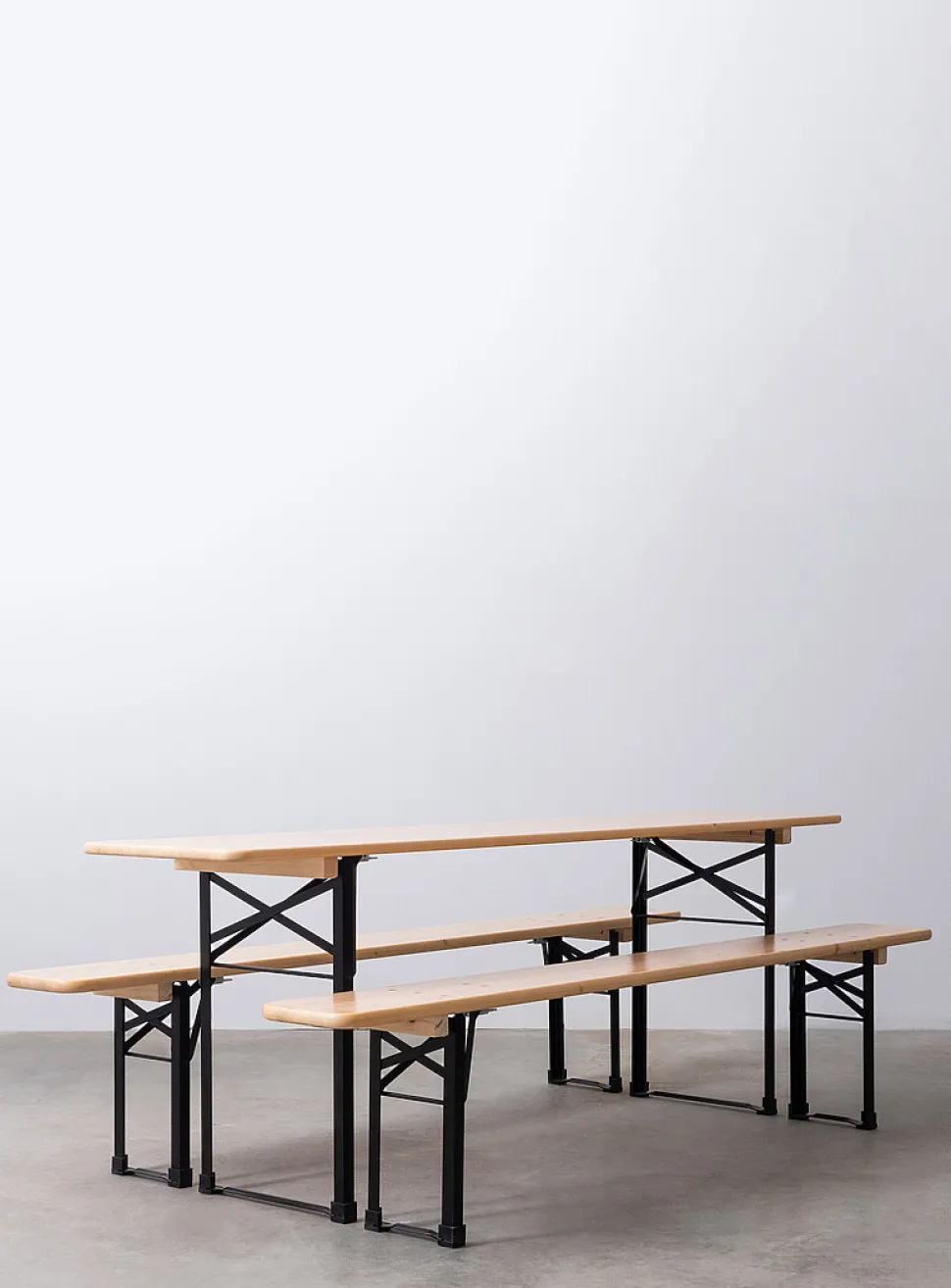 The Original outdoor table and bench set