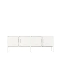 The Standard storage units metallic TV unit
