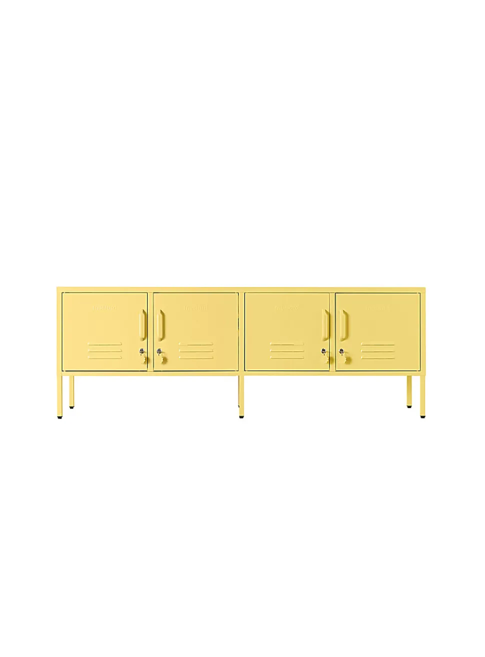 The Standard storage units metallic TV unit