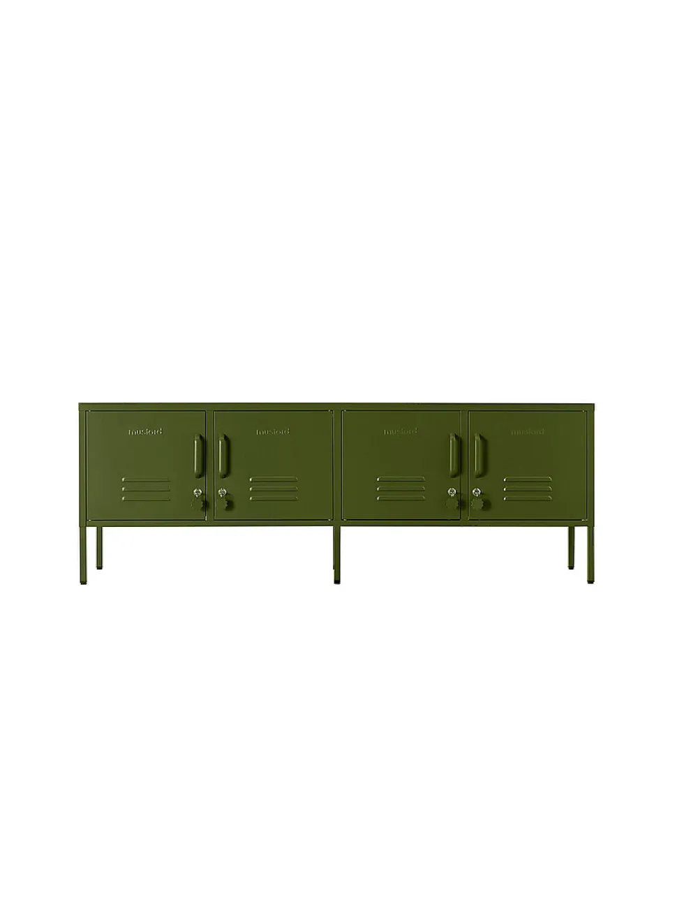 The Standard storage units metallic TV unit