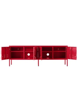 The Standard storage units metallic TV unit