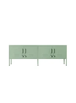 The Standard storage units metallic TV unit