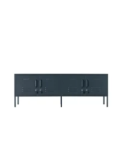 The Standard storage units metallic TV unit