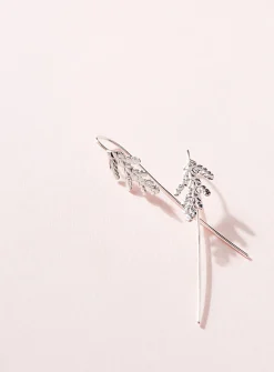 Thuja cedar long earrings
