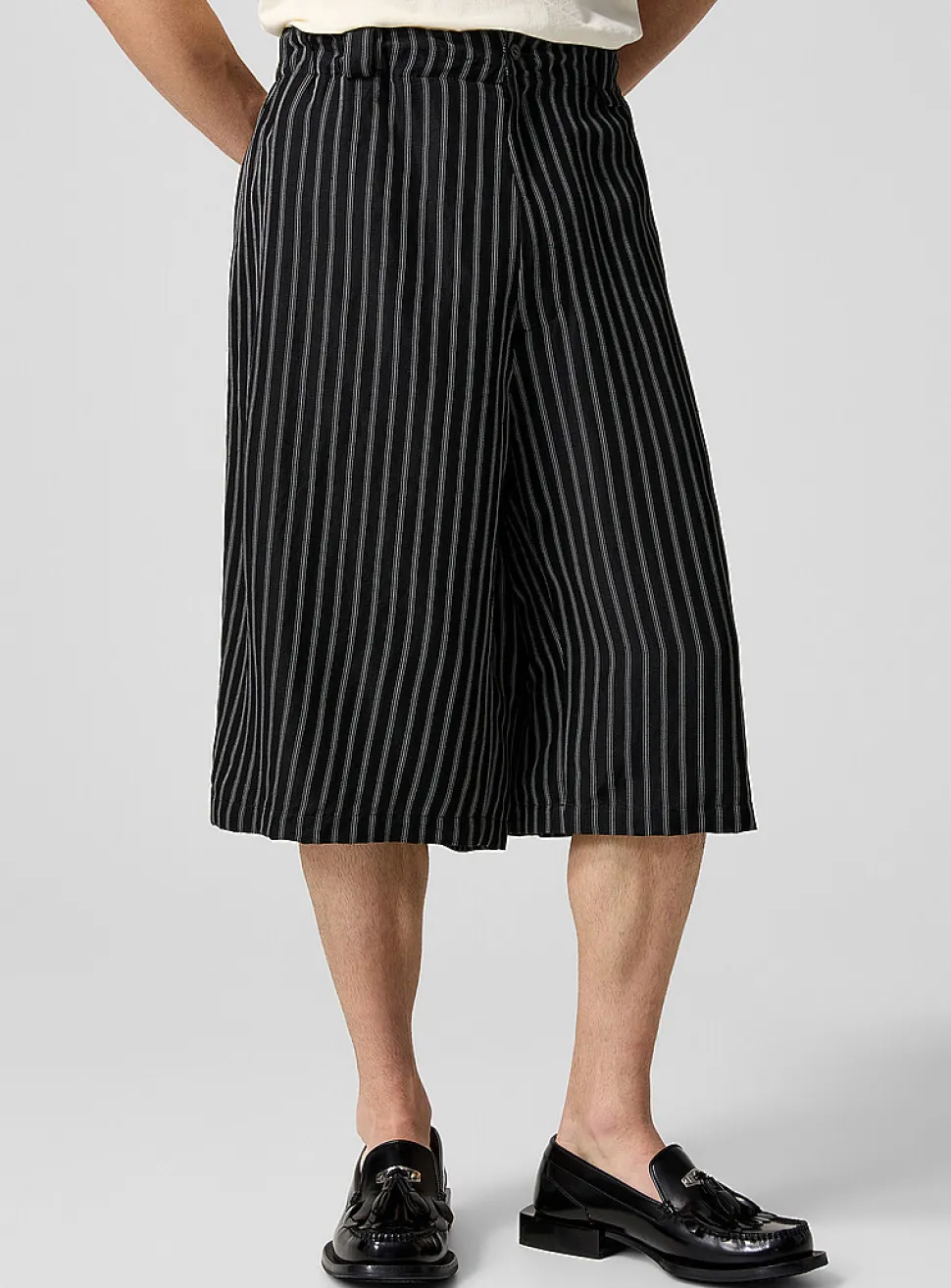 Toluca oversized striped Bermuda short