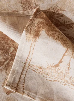 Touch of linen gorgeous palm trees napkins