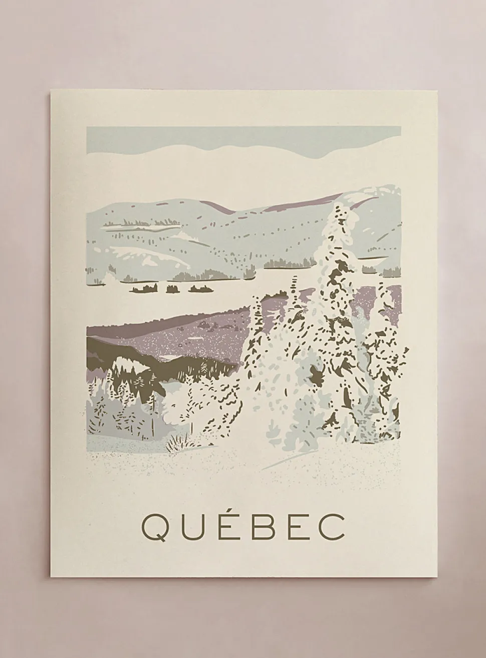 Travel Quebec art print
