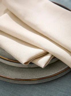 Two-tone woven napkins