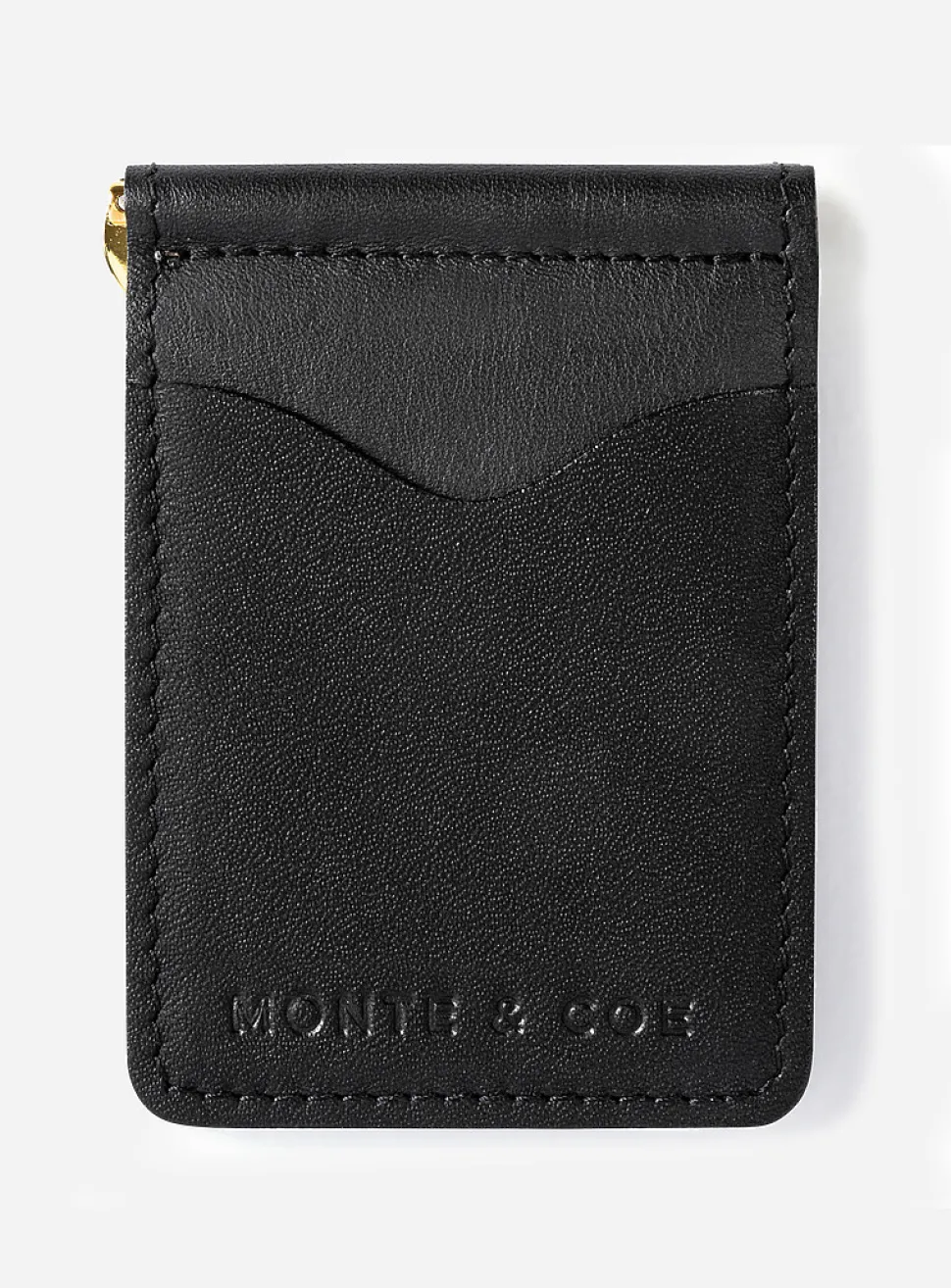 Vegetable-tanned leather card case