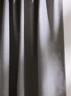 Velvety heathered blackout curtain