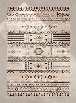 Western pattern textured rug