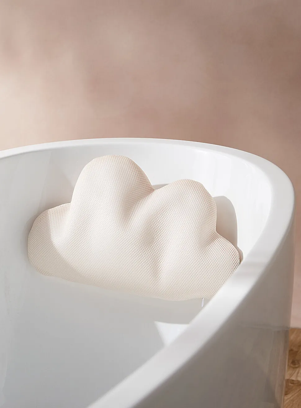 White cloud bath cushion