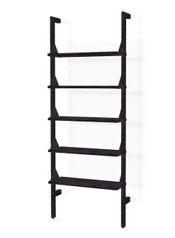 Wood and metal shelf
