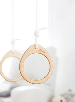 Wooden gymnastic rings