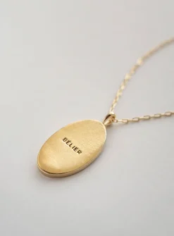 Zodiac sign gold pendant necklace